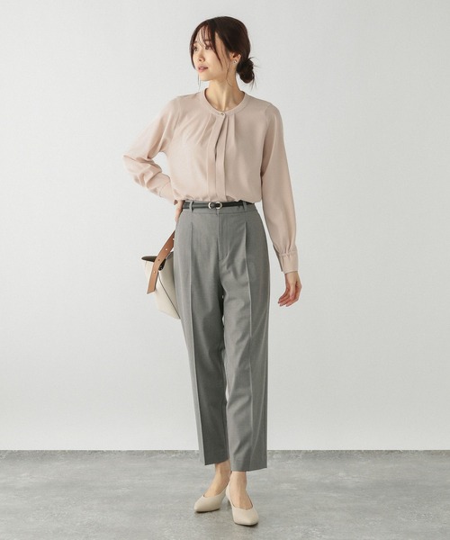 セール】キレイつづく2WAYタックブラウス/147533（シャツ/ブラウス