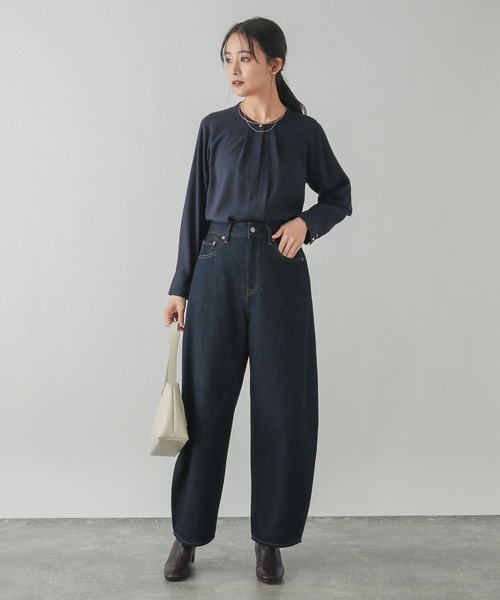 セール】キレイつづく2WAYタックブラウス/147533（シャツ/ブラウス