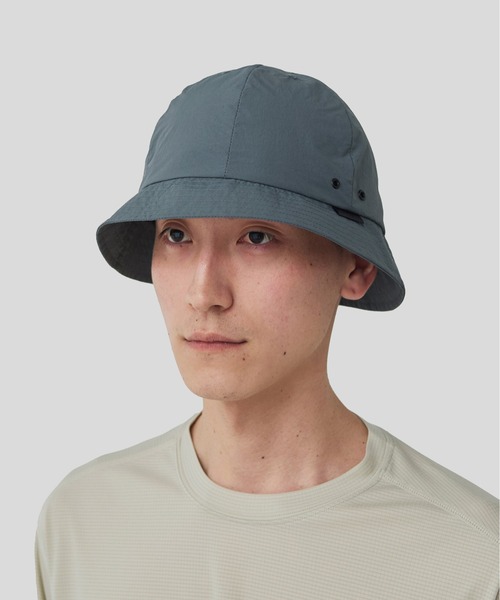Snow Peak（スノーピーク）の「Nylon Tussah Hat（ハット・メンズ・ブラック/グレー/ライトオリーブ・1/2）」の2枚目の写真
