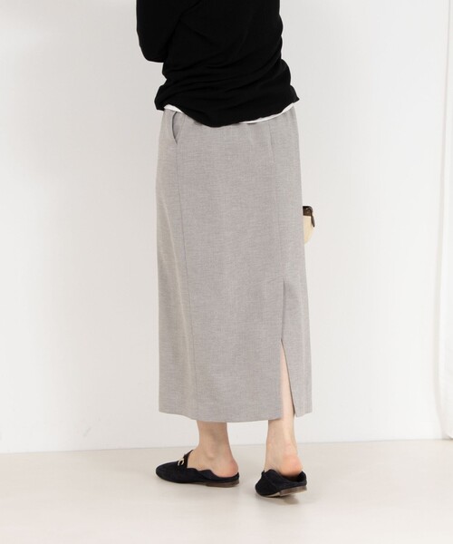 Rie Miller（リエミラー）の「《セットアップ対応》リネンライクタイトスカート（スカート・レディース・ライトグレー/ベージュ・36/38）」の17枚目の写真