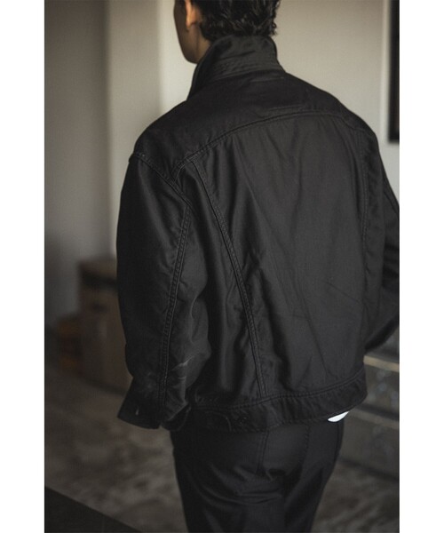 Kaptain Sunshine(キャプテン サンシャイン)の「【別注】KAPTAIN SUNSHINE / Cowboy Jacket(ブルゾン・メンズ・ブラック/オフホワイト・38/42)」の9枚目の写真