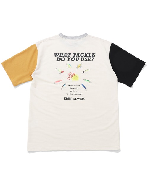 KRIFF MAYER（クリフメイヤー）の「【防蚊】BUG PROOFプリントT(ルアー)（Tシャツ/カットソー・メンズ・ブラック/グレー/カラフル/イエロー/ナチュラル・X-LARGE/LARGE/MEDIUM）」の5枚目の写真