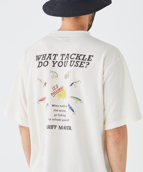 KRIFF MAYER（クリフメイヤー）の「【防蚊】BUG PROOFプリントT(ルアー)（Tシャツ/カットソー・メンズ・ブラック/グレー/カラフル/イエロー/ナチュラル・X-LARGE/LARGE/MEDIUM）」の11枚目の写真