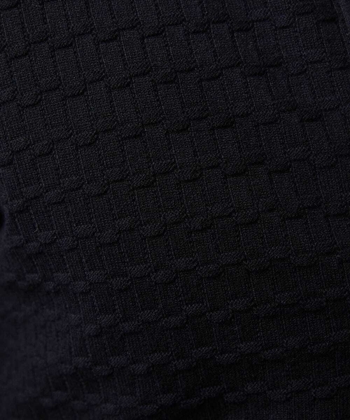 MICHEL KLEIN HOMME (ミッシェルクランオム)の「クラシカルニットZIPアップカーディガン(カーディガン/ボレロ・メンズ・ホワイト/ブラック・MEDIUM/LARGE/X-LARGE)」の17枚目の写真