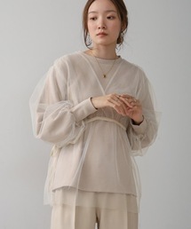 Bab | チュールレイヤードスウェット(スウェット)