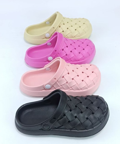 CALIFORNIA OUTFITTERS（カリフォルニア アウトフィッターズ）の「3-2A81 メッシュクロッグサンダル レディース 幅広 スリッポン サボシューズ（サンダル・レディース・ブラック/ベージュ/ピンク/ライトピンク・23cm/24cm/25cm）」の5枚目の写真