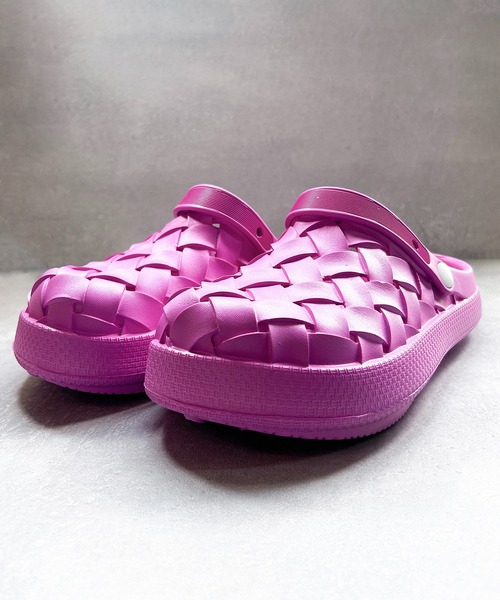 CALIFORNIA OUTFITTERS（カリフォルニア アウトフィッターズ）の「3-2A81 メッシュクロッグサンダル レディース 幅広 スリッポン サボシューズ（サンダル・レディース・ブラック/ベージュ/ピンク/ライトピンク・23cm/24cm/25cm）」の9枚目の写真