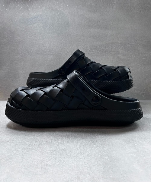 網　サンダル　新品　ブラック　37cm ジェニュインズ（GENUINS）（レディース）スポーツサンダル TIKA