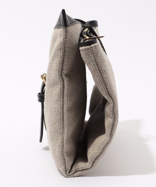 TOMORROWLAND （トゥモローランド）の「SegeN ファブリックコンビ ポーチ（クラッチバッグ・メンズ・ライトベージュ/ブラック・FREE）」の14枚目の写真