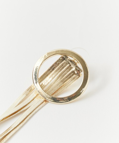 ROOPTOKYO(ループトウキョウ)の「CHI SELECT/カイセレクト ロング サークル デザイン ピアス 両耳用 chi-pierce-00694 N 秋物 秋服 2026年秋冬(ピアス(両耳用)・レディース・ゴールド/シルバー・FREE)」の4枚目の写真