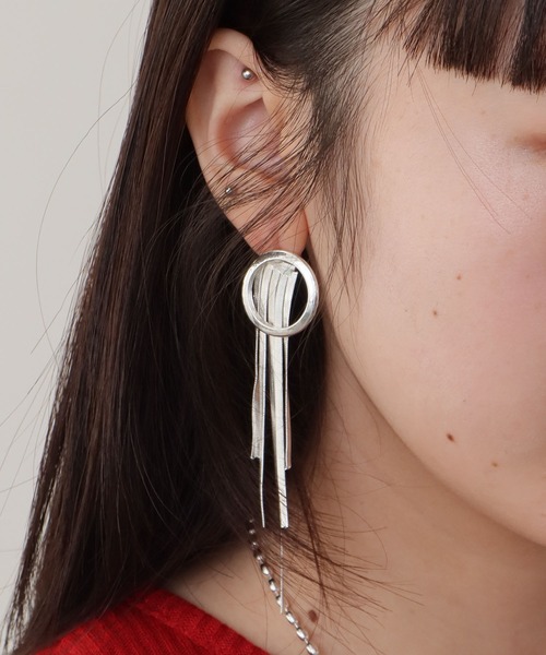 ROOPTOKYO(ループトウキョウ)の「CHI SELECT/カイセレクト ロング サークル デザイン ピアス 両耳用 chi-pierce-00694 N 秋物 秋服 2026年秋冬(ピアス(両耳用)・レディース・ゴールド/シルバー・FREE)」の7枚目の写真