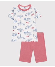 PETIT BATEAU プチバトー　ルームウェア　半袖　花柄　ピンク　M PETIT BATEAU プチバトー ルームウェア 半袖 花柄 ピンク M