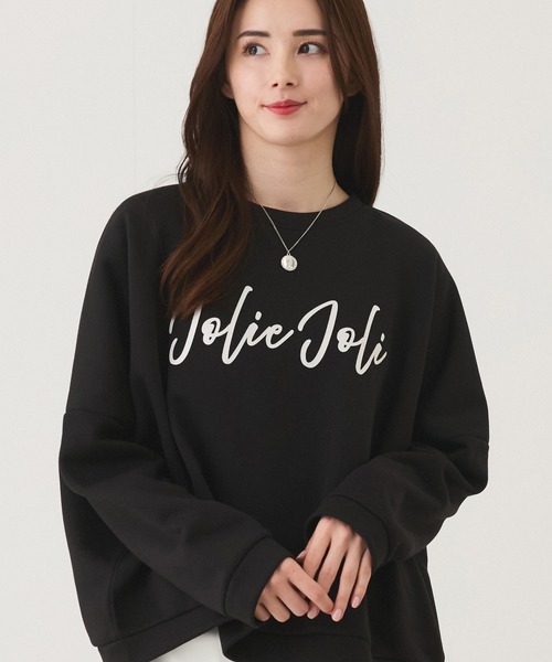 Jayro(ジャイロ)の「ロゴプリントスウェット(Tシャツ/カットソー・レディース・ライトグレー/ブラック/グレー/ピンク・FREE)」の1枚目の写真