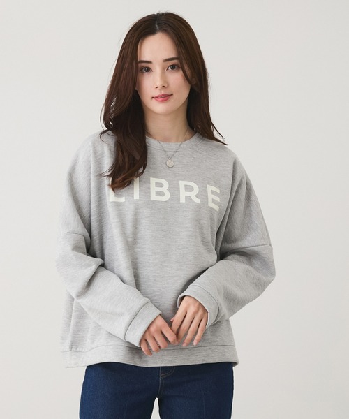 Jayro(ジャイロ)の「ロゴプリントスウェット(Tシャツ/カットソー・レディース・ライトグレー/ブラック/グレー/ピンク・FREE)」の5枚目の写真