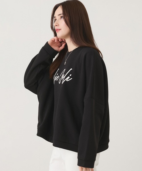 Jayro(ジャイロ)の「ロゴプリントスウェット(Tシャツ/カットソー・レディース・ライトグレー/ブラック/グレー/ピンク・FREE)」の13枚目の写真