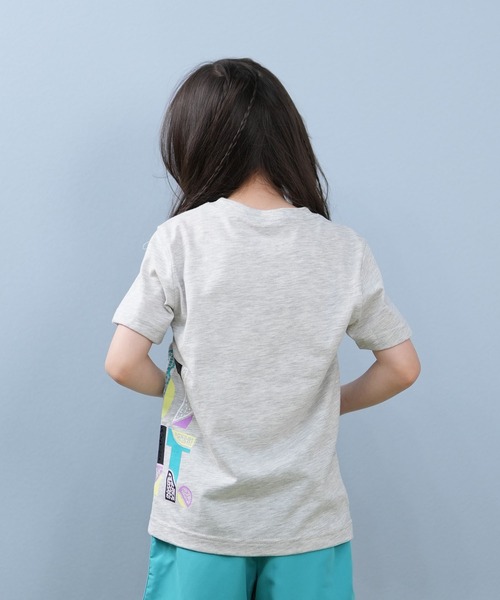 NIKE(ナイキ)の「NIKE/ナイキ 86M782 キッズ Tシャツ 86M782(Tシャツ/カットソー・キッズ・レモンイエロー/ヘザーグレー・4:105cm/5:110cm/6:115cm/7:120cm)」の4枚目の写真