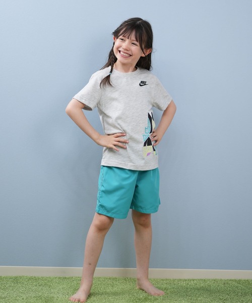 NIKE(ナイキ)の「NIKE/ナイキ 86M782 キッズ Tシャツ 86M782(Tシャツ/カットソー・キッズ・レモンイエロー/ヘザーグレー・4:105cm/5:110cm/6:115cm/7:120cm)」の6枚目の写真