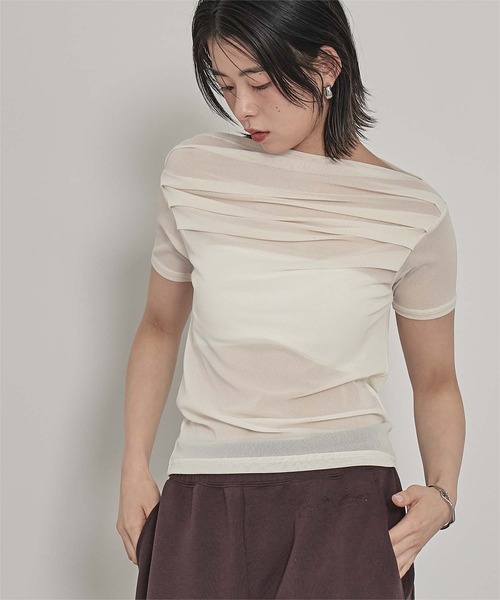 セール】オフショルシアートップス（Tシャツ/カットソー