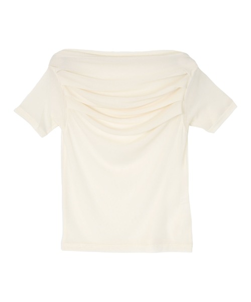 オフショルダーシアートップス pctokyo Tシャツセット セール】オフショルシアートップス（Tシャツ/カットソー