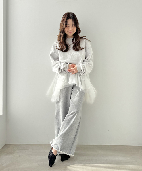 LE TALON（ルタロン）の「《WEB限定》Le decore / ル デコレ puffy rose ミュール（その他シューズ・レディース・アイボリー/ブラック×ブラック・SMALL/MEDIUM/LARGE）」の9枚目の写真