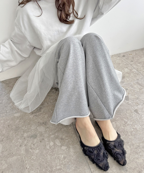 LE TALON（ルタロン）の「《WEB限定》Le decore / ル デコレ puffy rose ミュール（その他シューズ・レディース・アイボリー/ブラック×ブラック・SMALL/MEDIUM/LARGE）」の10枚目の写真