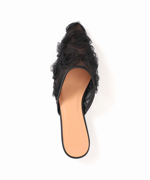 LE TALON（ルタロン）の「《WEB限定》Le decore / ル デコレ puffy rose ミュール（その他シューズ・レディース・アイボリー/ブラック×ブラック・SMALL/MEDIUM/LARGE）」の20枚目の写真