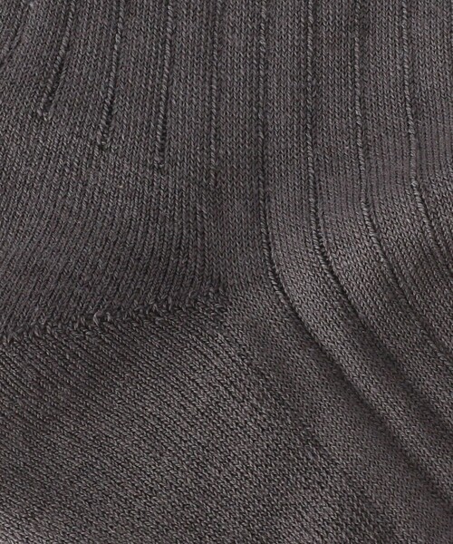 green label relaxing（グリーンレーベルリラクシング）の「＜VIBSOX＞ドレス リブソックス（ソックス/靴下・メンズ・ネイビー/ホワイト/グレー/ブラック・FREE）」の5枚目の写真