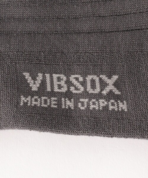 green label relaxing（グリーンレーベルリラクシング）の「＜VIBSOX＞ドレス リブソックス（ソックス/靴下・メンズ・ネイビー/ホワイト/グレー/ブラック・FREE）」の6枚目の写真