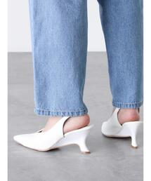 Lugnoncure | バックスリングポインテッドパンプス《2025spring catalog item》(パンプス)