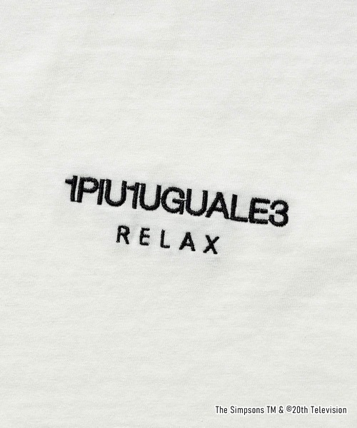 1PIU1UGUALE3 RELAX (ウノピゥウノウグァーレトレ リラックス)の「1PIU1UGUALE3 RELAX(ウノピゥウノウグァーレトレ リラックス)/The Simpsons/バート・シンプソン/半袖Tシャツ(Tシャツ/カットソー・メンズ・ブラック/ホワイト・M/S/XXL/XL/L)」の6枚目の写真