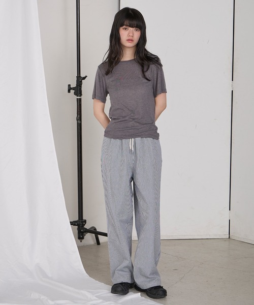✨美品✨近年 慈雨 サルエルパンツ ペチコート付き ストライプ