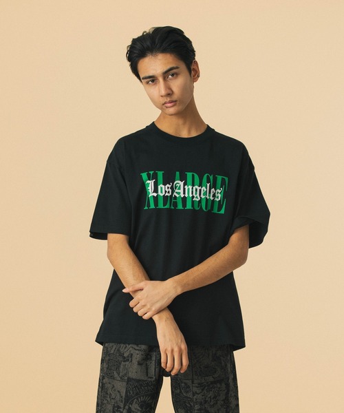 OVERLAP LOGO S/S TEE（Tシャツ/カットソー）｜XLARGE