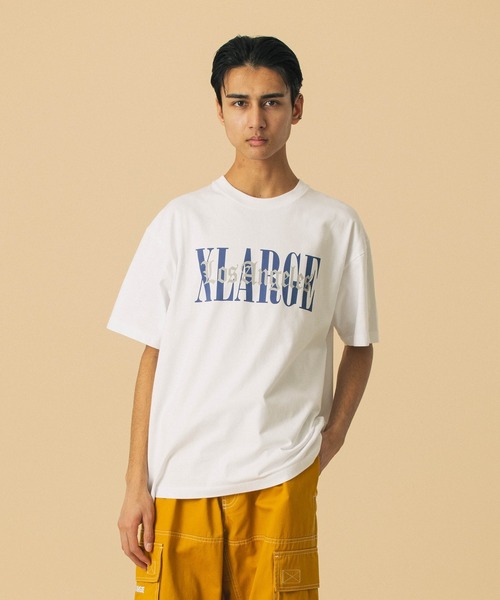 OVERLAP LOGO S/S TEE（Tシャツ/カットソー）｜XLARGE