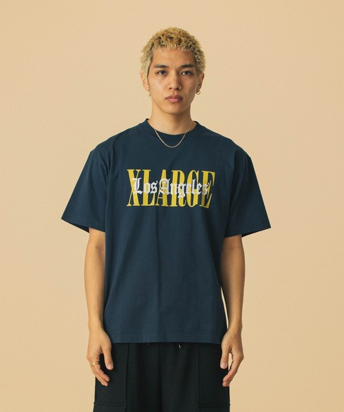 大人気 早い者勝ち XLARGE OVERLAP LOGO S/S TEE デザイン◎ OVERLAP LOGO S/S TEE(Tシャツ/カットソー)|XLARGE