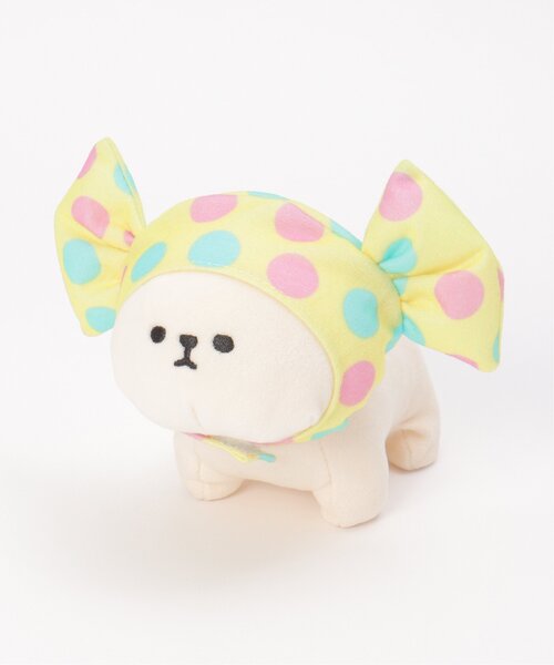 LBC（エルビーシー）の「PLUFFY かぶりもの キャンディ（クッション/クッションカバー・レディース・イエロー・FREE）」の10枚目の写真