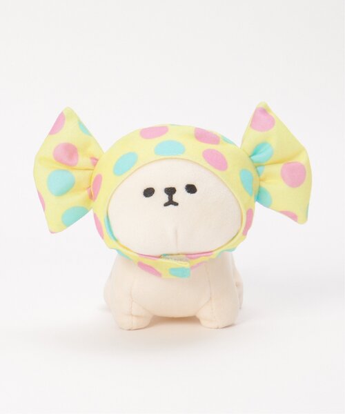 LBC（エルビーシー）の「PLUFFY かぶりもの キャンディ（クッション/クッションカバー・レディース・イエロー・FREE）」の9枚目の写真