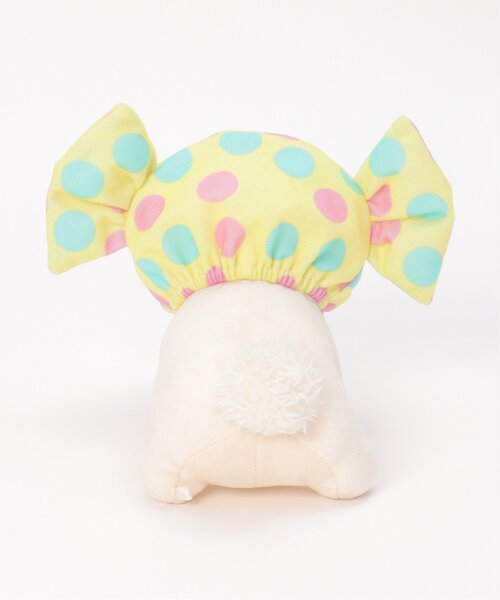 LBC（エルビーシー）の「PLUFFY かぶりもの キャンディ（クッション/クッションカバー・レディース・イエロー・FREE）」の7枚目の写真