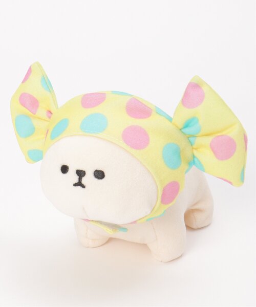 LBC（エルビーシー）の「PLUFFY かぶりもの キャンディ（クッション/クッションカバー・レディース・イエロー・FREE）」の6枚目の写真