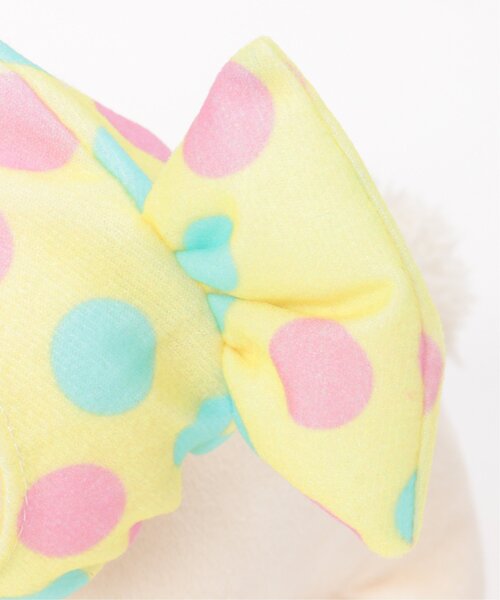 LBC（エルビーシー）の「PLUFFY かぶりもの キャンディ（クッション/クッションカバー・レディース・イエロー・FREE）」の4枚目の写真