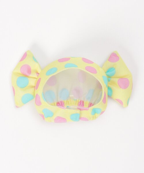 LBC（エルビーシー）の「PLUFFY かぶりもの キャンディ（クッション/クッションカバー・レディース・イエロー・FREE）」の3枚目の写真