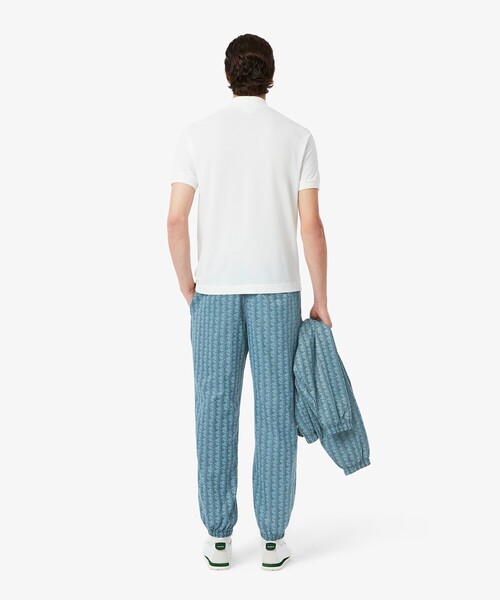 LACOSTE（ラコステ）の「モノグラムジャカード撥水トラックパンツ（スウェットパンツ・メンズ・グレイッシュブルー・2/4/3/5）」の9枚目の写真