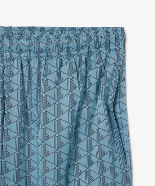 LACOSTE（ラコステ）の「モノグラムジャカード撥水トラックパンツ（スウェットパンツ・メンズ・グレイッシュブルー・2/4/3/5）」の12枚目の写真