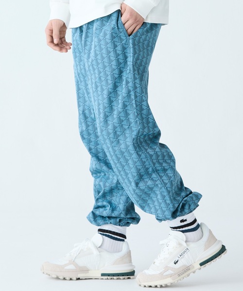 LACOSTE（ラコステ）の「モノグラムジャカード撥水トラックパンツ（スウェットパンツ・メンズ・グレイッシュブルー・2/4/3/5）」の20枚目の写真