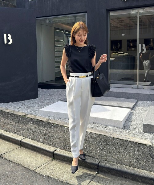 NOLLEY’S（ノーリーズ）の「ひねり金具付きワンハンドルバッグ【WEB STAFF守屋☆別注アイテム】（ショルダーバッグ・レディース・ブラック/キャメル/オフホワイト・FREE）」の17枚目の写真