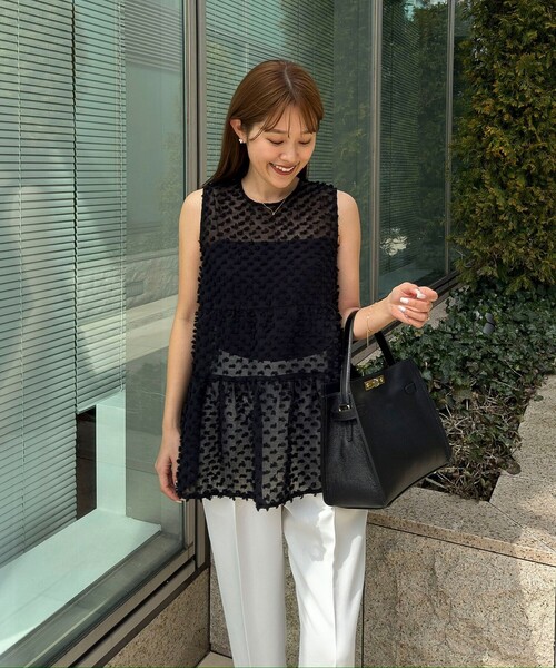 NOLLEY’S（ノーリーズ）の「ひねり金具付きワンハンドルバッグ【WEB STAFF守屋☆別注アイテム】（ショルダーバッグ・レディース・ブラック/キャメル/オフホワイト・FREE）」の20枚目の写真