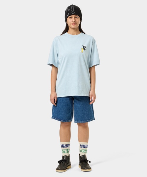 HUF（ハフ）の「STICKER TEE / HUF ハフ プリント Tシャツ 半袖（Tシャツ/カットソー・メンズ・ブラック/ホワイト/ライトブルー・LARGE/MEDIUM/X-SMALL/SMALL/XX-LARGE/X-LARGE）」の22枚目の写真