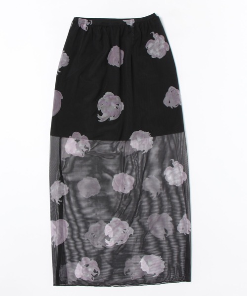 HONEY MI HONEY（ハニーミーハニー）の「rose pattern tulle skirt（スカート・レディース・グレー系その他/ベージュ/ブラック・FREE）」の19枚目の写真