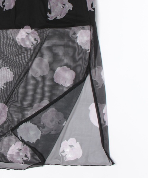 HONEY MI HONEY（ハニーミーハニー）の「rose pattern tulle skirt（スカート・レディース・グレー系その他/ベージュ/ブラック・FREE）」の20枚目の写真