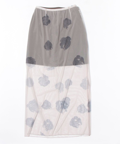 HONEY MI HONEY（ハニーミーハニー）の「rose pattern tulle skirt（スカート・レディース・グレー系その他/ベージュ/ブラック・FREE）」の22枚目の写真