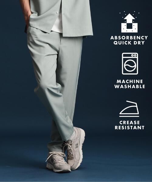 THE SHOP TK （ザ ショップ ティーケー ）の「ドライポリイージーパンツ セットアップ可/吸水速乾/軽量（その他パンツ・メンズ・ライトグレー/グリーン系/チャコールグレー/ブルー/ブラック・01/02/03/04）」の4枚目の写真